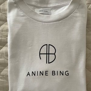 Anine Bing - classic logo tee in good used condition